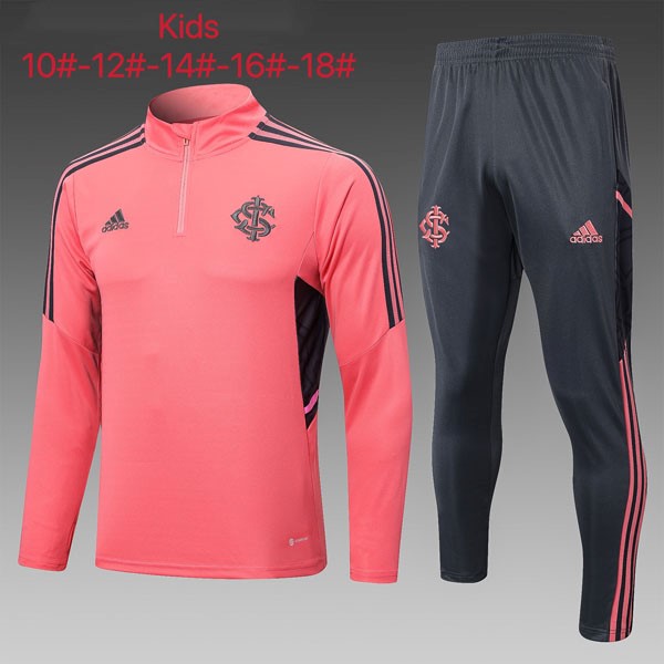 Ninos Sudadera De Training Internacional 2022 2023 Rosa Gris